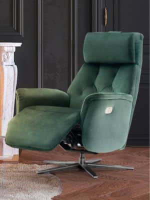 Sillón verde reclinable