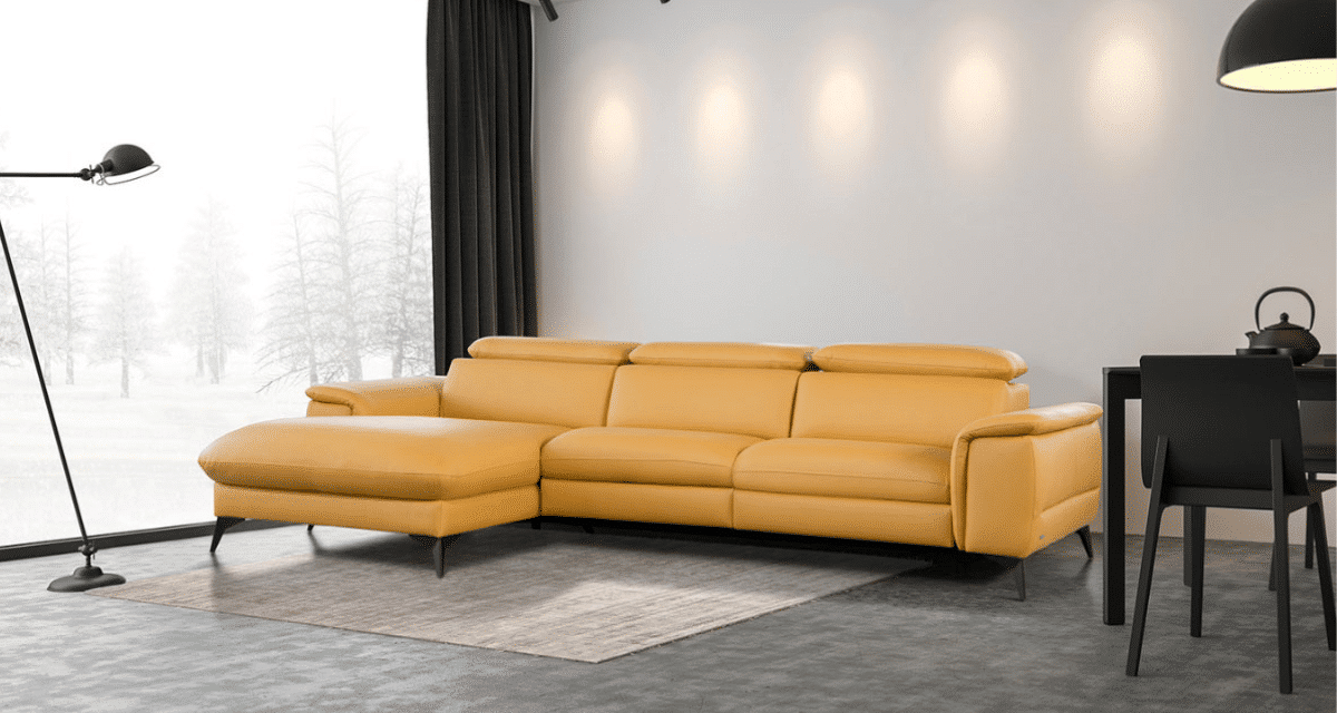 Sofás start amarillos